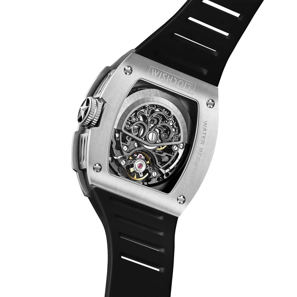 SNOW LEOPARD Diamond Automatic Watch