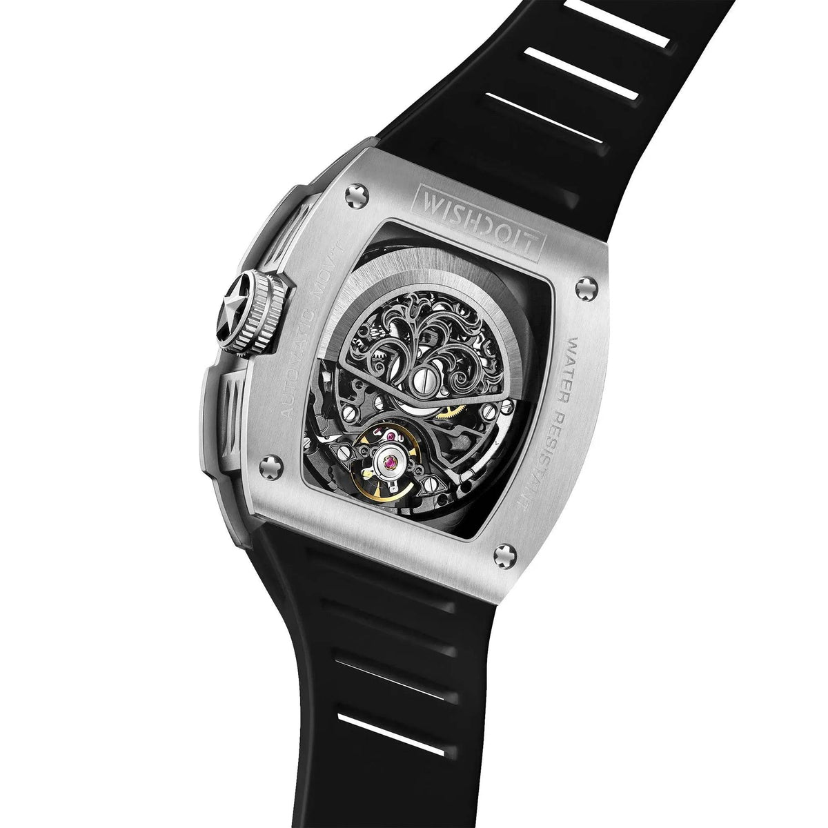 SNOW LEOPARD Diamond Automatic Watch