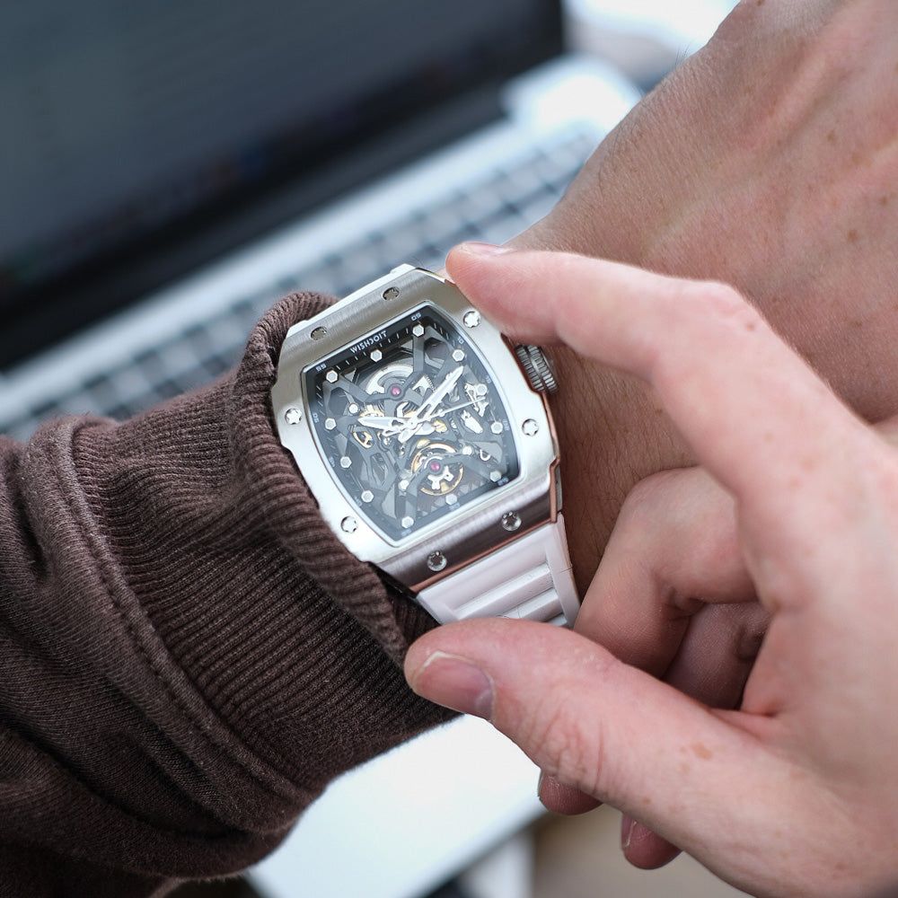 Aerial Prism Mechanical Skeleton Watch