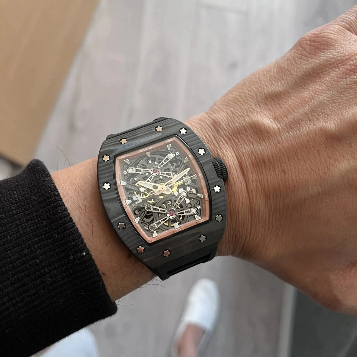 Captain Kidd Forged Carbon Mechanical Watch