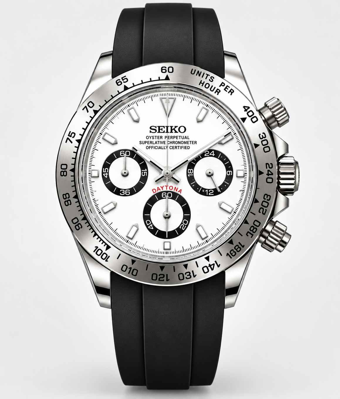 Daytona Mod | White / Silver