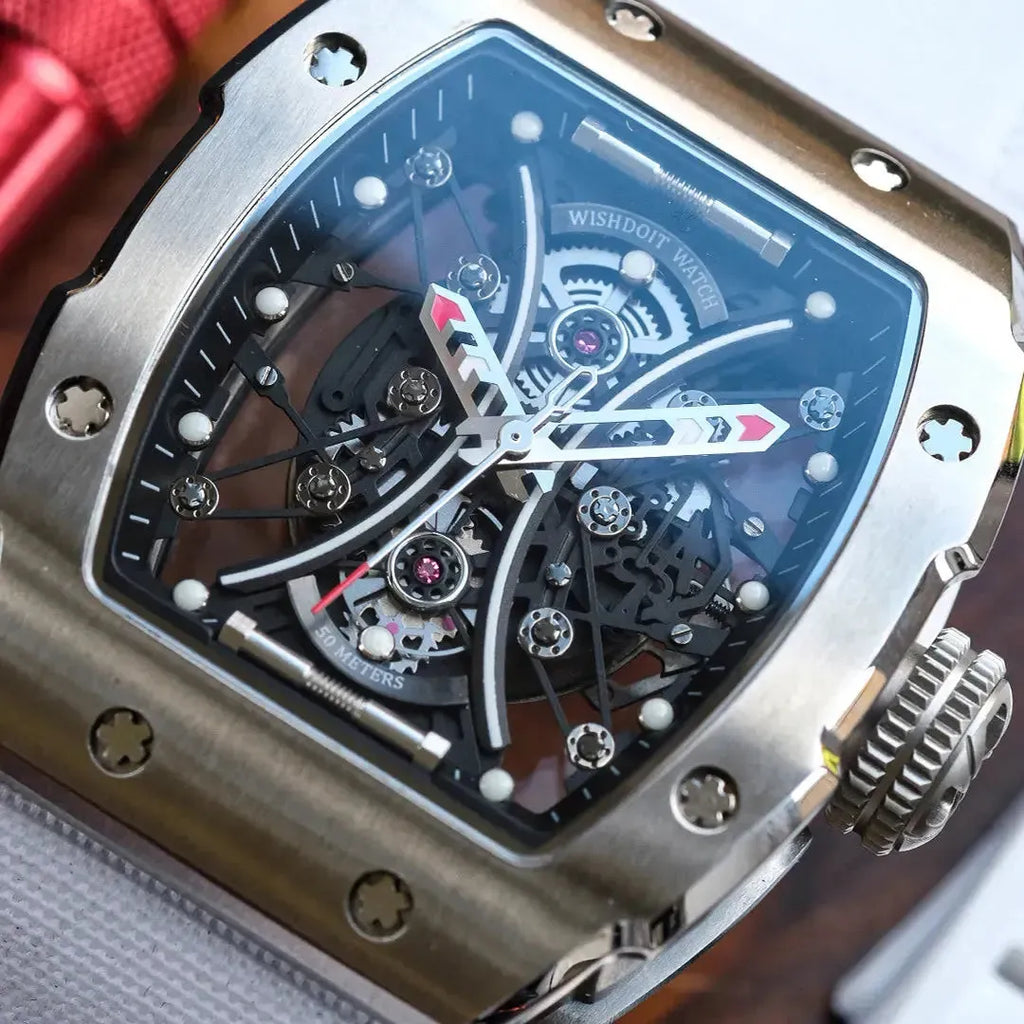 Hourglass Skeleton Quartz Watch