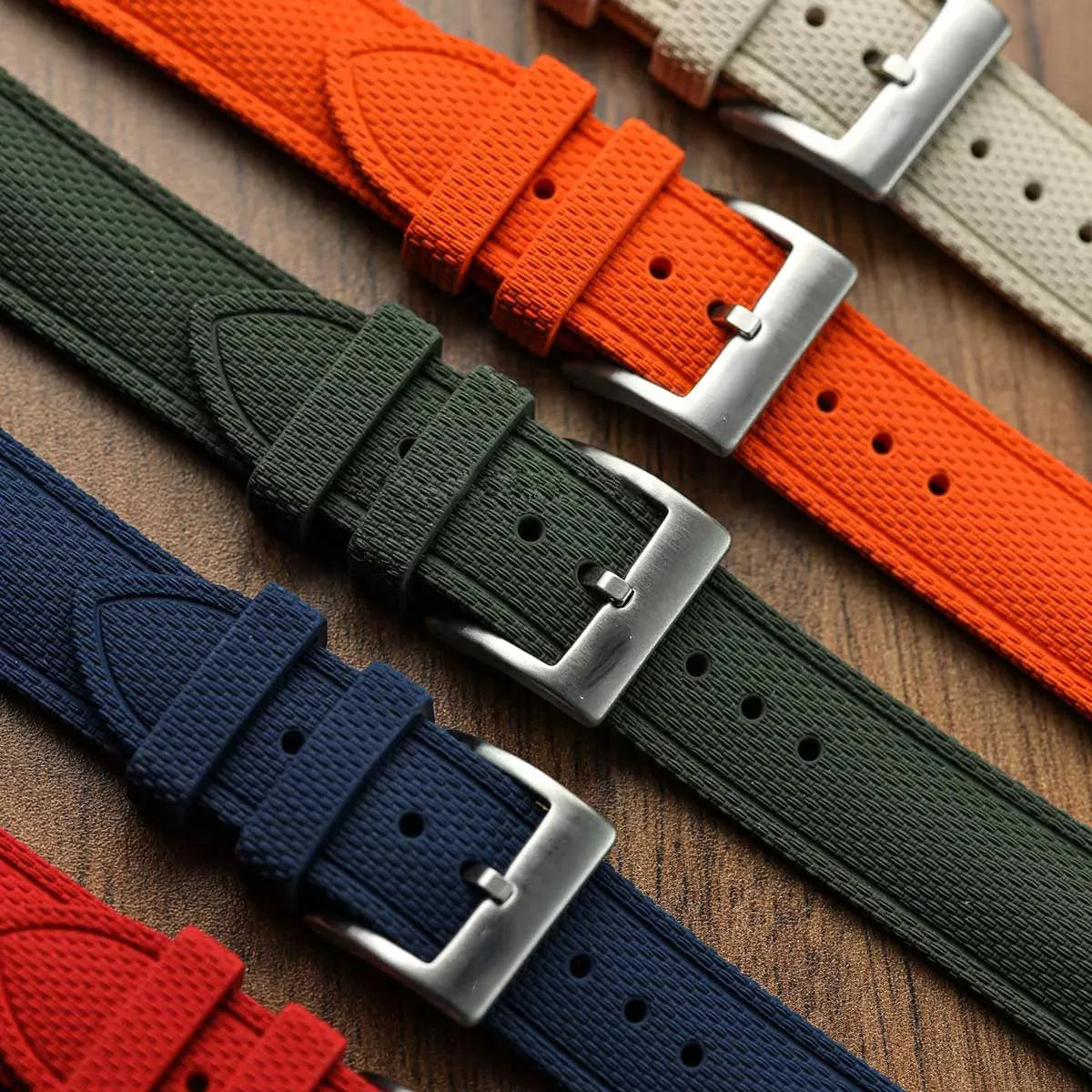 New Fluoro Rubber Strap for Round watches