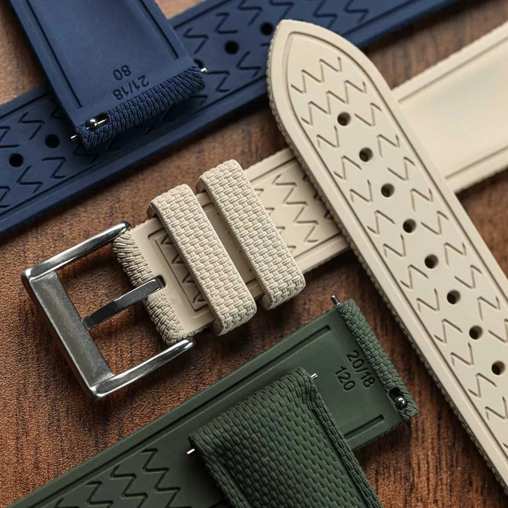 New Fluoro Rubber Strap for Round watches