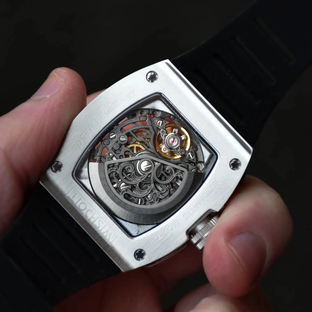 SNOW LEOPARD Diamond Automatic Watch