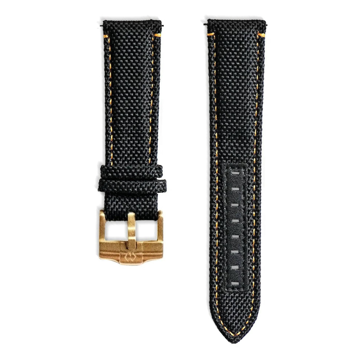 22mm Nylon Leather Watch Strap