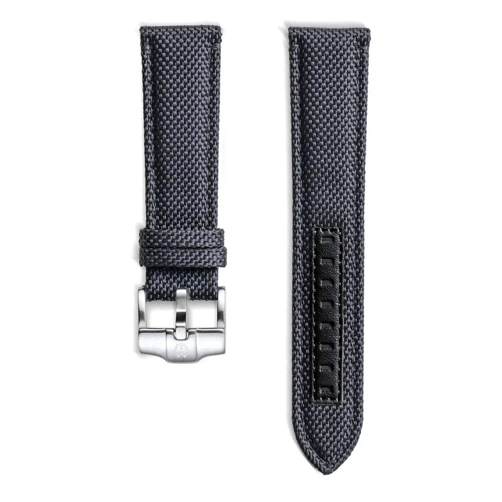 22mm Nylon Leather Watch Strap